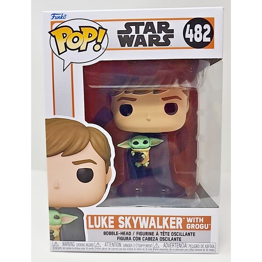 Funko Pop! Star Wars Luke Skywalker with Grogu #482 F45